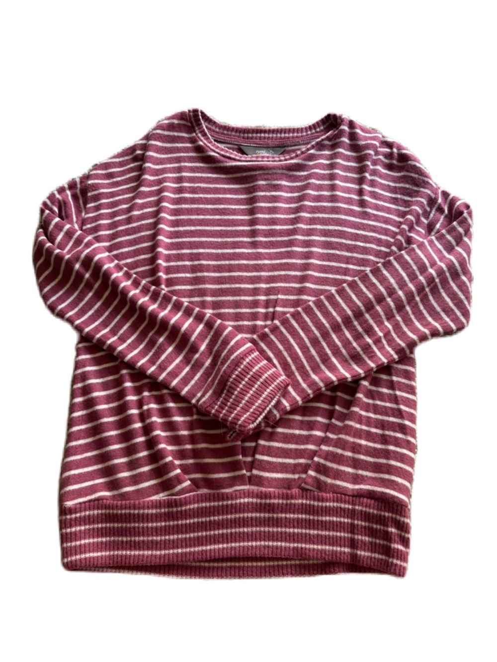 Rumi+Ryder NWT stitch fix girls M pink and white striped lightweight sweater